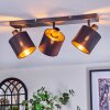 Alsen ceiling light, ceiling spotlight black, 3-light sources
