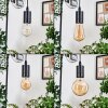 Soungou hanging light, pendant light Ecru, black, 3-light sources