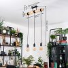 Soungou hanging light, pendant light Ecru, black, 3-light sources