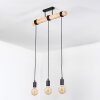 Soungou hanging light, pendant light Ecru, black, 3-light sources