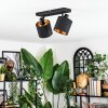 Alsen ceiling light, ceiling spotlight black, 2-light sources
