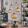Koyoto hanging light, globe light, pendant light Amber, 5-light sources