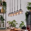 Koyoto hanging light, globe light, pendant light Ecru, black, 5-light sources