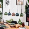 Koyoto hanging light, globe light, pendant light Ecru, black, 5-light sources