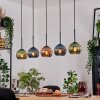Koyoto hanging light, globe light, pendant light Ecru, black, 5-light sources