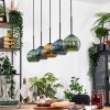 Koyoto hanging light, globe light, pendant light Ecru, black, 5-light sources