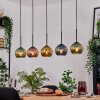 Koyoto hanging light, globe light, pendant light Ecru, black, 5-light sources