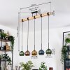 Koyoto hanging light, globe light, pendant light Ecru, black, 5-light sources