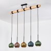 Koyoto hanging light, globe light, pendant light Ecru, black, 5-light sources