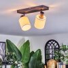 Fallhagen ceiling light, ceiling spotlight black, 2-light sources