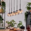 Koyoto hanging light, globe light, pendant light Ecru, black, 5-light sources
