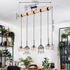 Koyoto hanging light, globe light, pendant light Ecru, black, 5-light sources