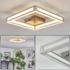 Danor ceiling light LED matt nickel, 1-light source