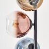 Koyoto globe light, floor lamp blue, gold, green, clear, coppery, 6-light sources