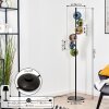 Koyoto globe light, floor lamp blue, gold, green, clear, coppery, 6-light sources