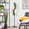 Koyoto globe light, floor lamp blue, gold, green, clear, coppery, 6-light sources