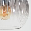 Koyoto globe light, floor lamp Amber, clear, Smoke-coloured, 5-light sources