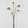 Koyoto globe light, floor lamp Amber, clear, Smoke-coloured, 5-light sources