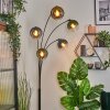 Koyoto globe light, floor lamp blue, gold, green, clear, 5-light sources