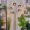 Koyoto globe light, floor lamp blue, green, clear, coppery, 5-light sources
