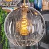 Koyoto hanging light, globe light, pendant light gold, black, 5-light sources