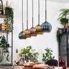 Koyoto hanging light, globe light, pendant light Ecru, black, 5-light sources