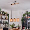 Soungou hanging light, pendant light Ecru, black, 3-light sources