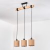 Soungou hanging light, pendant light Ecru, black, 3-light sources