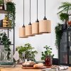 Soungou hanging light, pendant light Ecru, black, 4-light sources