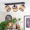Ramila ceiling light, ceiling spotlight black, 3-light sources