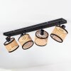 Ramila ceiling light, ceiling spotlight black, 4-light sources