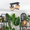 Ramila ceiling light, ceiling spotlight black, 2-light sources