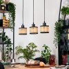 Ramila hanging light, pendant light Ecru, black, 3-light sources