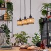 Ramila hanging light, pendant light Ecru, black, 3-light sources