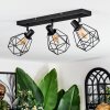 Yaak ceiling light, ceiling spotlight black, 3-light sources