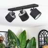 Bassagoda ceiling light, ceiling spotlight black, 3-light sources