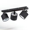 Bassagoda ceiling light, ceiling spotlight black, 3-light sources