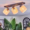 Bassagoda ceiling light, ceiling spotlight black, 3-light sources