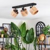 Granja ceiling light, ceiling spotlight black, 3-light sources