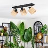 Cavaca ceiling light, ceiling spotlight black, 3-light sources