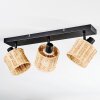 Cavaca ceiling light, ceiling spotlight black, 3-light sources