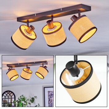 Chellas ceiling light, ceiling spotlight black, 3-light sources