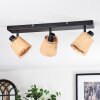 Lindberg ceiling light, ceiling spotlight black, 3-light sources