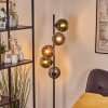 Koyoto globe light, floor lamp 31 cm blue, green, coppery, 5-light sources