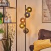 Gastor globe light, floor lamp 33 cm blue, green, coppery, 5-light sources