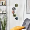 Gastor globe light, floor lamp 33 cm blue, green, clear, coppery, 5-light sources