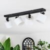 Bassagoda ceiling light, ceiling spotlight black, 4-light sources
