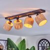 Granja ceiling light, ceiling spotlight black, 4-light sources