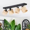 Cavaca ceiling light, ceiling spotlight black, 4-light sources