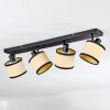 Chellas ceiling light, ceiling spotlight black, 4-light sources